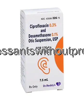 Ciprofloxacin/Dexamethasone