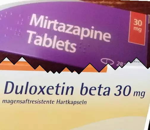 Mirtazapine vs Duloxetine